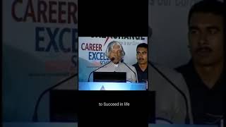 The 5 things to be successful in life by A.P.J Abdul Kalam sir.... #shorts