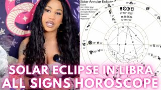 Solar Eclipse in Libra ALL Signs Horoscopes - JUSTICE + KARMA