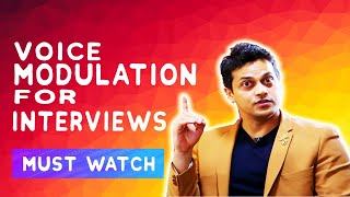 Voice Modulation for Interviews | AMIT DUBEY