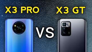 مقایسه پوکو ایکس سه پرو با پوکو ایکس سه جی تی poco x3 pro vs x3 GT