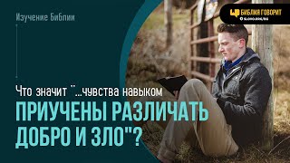 Что значит «...чувства навыком приучены различать добро и зло»? | "Библия говорит" | 2005