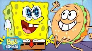 Bob Esponja | Todos os Hambúrgueres de Siri em Novos Episódios de Bob Esponja 🍔 | Português