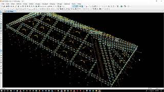 How to design sap2000 roof steel structural building 3