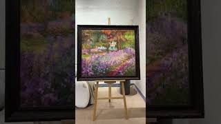 Irises in Monet's Garden Painting | Claude Monet Reproduction