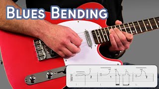 Blues Bending Licks 12 [Intermediate/Advanced] with BACKING TRACK