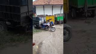 motor motor kebersihan sampah