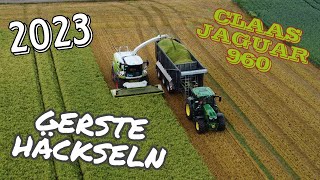 Gerste Häckseln 2023 🚜 mit Claas Jaguar 960 Häcksler | Landwirtschaft Niederbayern