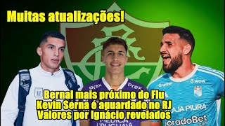 Negociações Avançam! Bernal e Fluminense negociam, Bernal é do Flu e Ignácio tem valores revelados