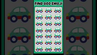 HOW GOOD ARE YOUR EYES  | Find the odd emojiout challenge | #shorts #emojichallenge