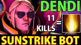 Dendi Invoker- Dota 2: Sunstrike Bot [16 Kills]