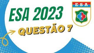 ESA 2023 | QUESTÃO 7 {GEOMETRIA PLANA:TRAPÉZIO}