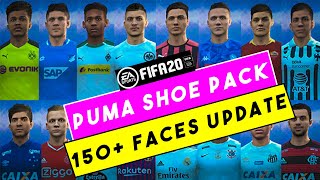 FIFA 2020 LATEST FACES & SHOES UPDATE FOR FIFA 14 || 150+ FACES & PUMA SHOE PACK ||