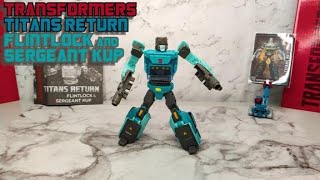 Сержант Кап/Flintlock And Sergeant Kup, трансформер, обзор фигурки, серии Titans Return.