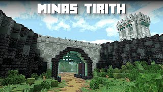 Recreating Minas Tirith | A Minecraft Timelapse | The Main Gates