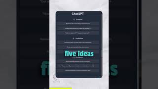 Use chatGPT to get youtube video ideas