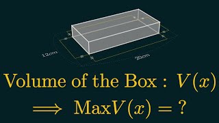 Minimum Volume of a Box