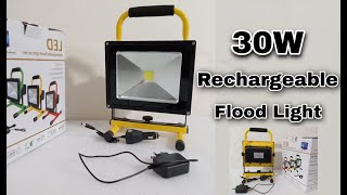 30W Rechargeable Flood Light