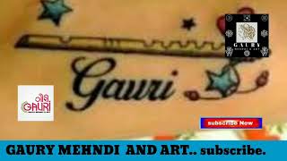 Gaury mehndi and art