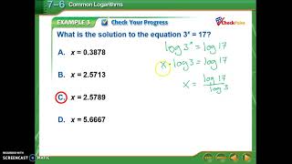 7.6 - Common Logarithms