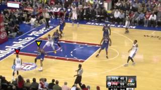 Andre Iguodala, fast break assist