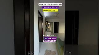 3bhk for sale with terrace Borivali West