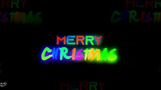 Merry Christmas/Text/ Black Screen/Whatsapp Status