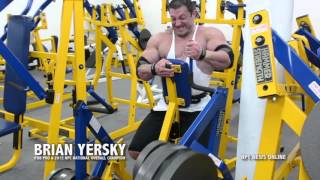 IFBB Bodybuilding Pro Brian Yersky Back Training Workout