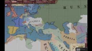 Timelapse of Europe in Victoria II: Heart of Darkness