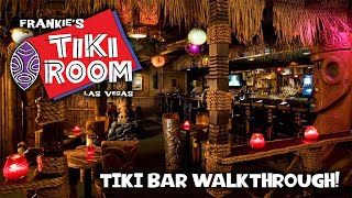 FRANKIES TIKI ROOM in Las Vegas, Nevada! Tiki Bar Walkthrough!