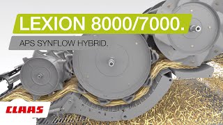 CLAAS LEXION 8000/7000. Flujo de material.