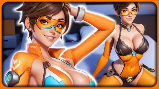 Overwatch AI Art: Tracer | AI Art | 4k | Lookbook