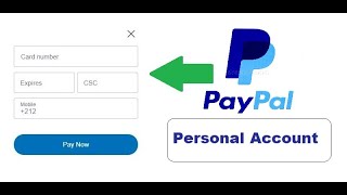 Enable the PayPal Card Processing Option Without A Business Account