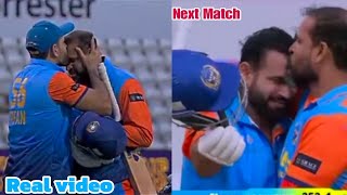 Irfan Pathan and Yousuf Pathan Kiss each other during the match | Pathan brothers moment