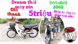 Shop Xe Máy Thanh Lý Honda Dream Thái Biển Số Víp đời chót 2002 máy zin ,chỉ từ 5triệu giao hàng