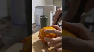 Fruit Experiment— Fake cucumber (Kiwano)