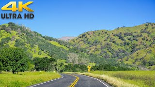 2 Hours of Scenic Mountain Driving on Northern California's Backroads 4K