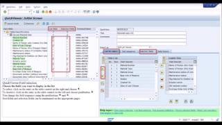 SAP MM How to create one table QuickView using SQVI