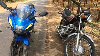 Suzuki Gsxr 150 Vs Yamaha Rx King115 Drag Race