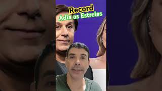 Com morte de SS, Record adia as estreias do Super Domingo. #silviosantos  #record