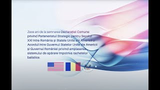 🔟 ani de la semnarea Declarației Comune privind Parteneriatul Strategic 🇺🇸 🇷🇴