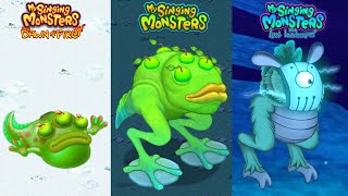 ALL Dawn of Fire Vs My Singing Monsters Vs The Lost Landscapes Redesign Comparisons ~ MSM