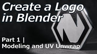 Model a Logo In Blender | Part 1 Modeling and UV Unwrapping