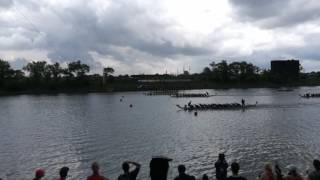 Montreal Dragon Boat Challenge 2017: Race 45 - 500m Sport Open Heat 1 - Finish Line