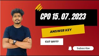 CPO Mains answerkey | Civil Police Constable Exam answerkey | CPO answe key latest kerala PSC