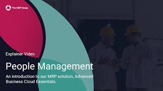 People Management in MRP - The HBP Group