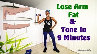 How To Lose Arm Fat: Burn Arm Fat & Tone Full Dumbbell Workout With 6 Effective Exercises