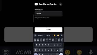 Pre market Trading | Blum airdrop YouTube video code |