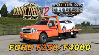 Ford F250/F4000 v1.0 для Euro Truck Simulator 2 (1.45.x,1.46х)