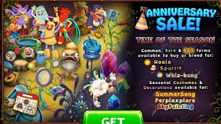 Msm Anniversary Sale - Time of The Season! + Rare Jeeode on Ethereal Island | My Singing Monsters