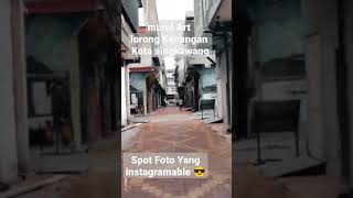 mural Art || Spot foto yang instagramable Di kota Singkawang #shorts #wisata